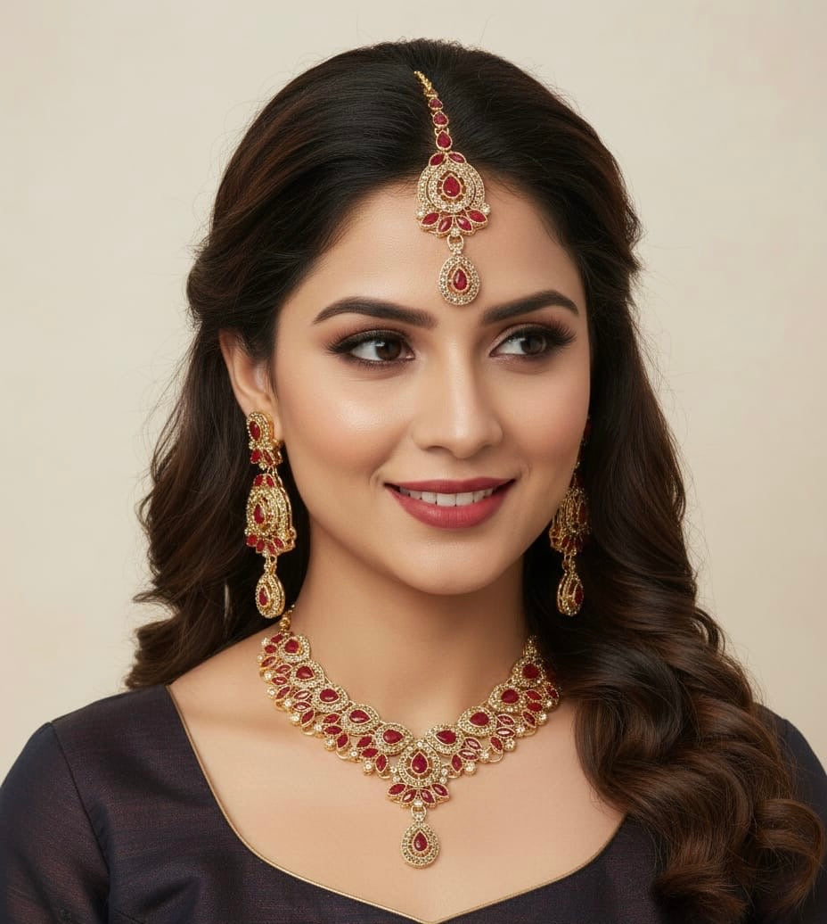 Traditional Zarcon Necklace Set