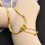 Stainless steel butterfly pendant