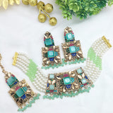 Pastel Pearl Gemstone Choker